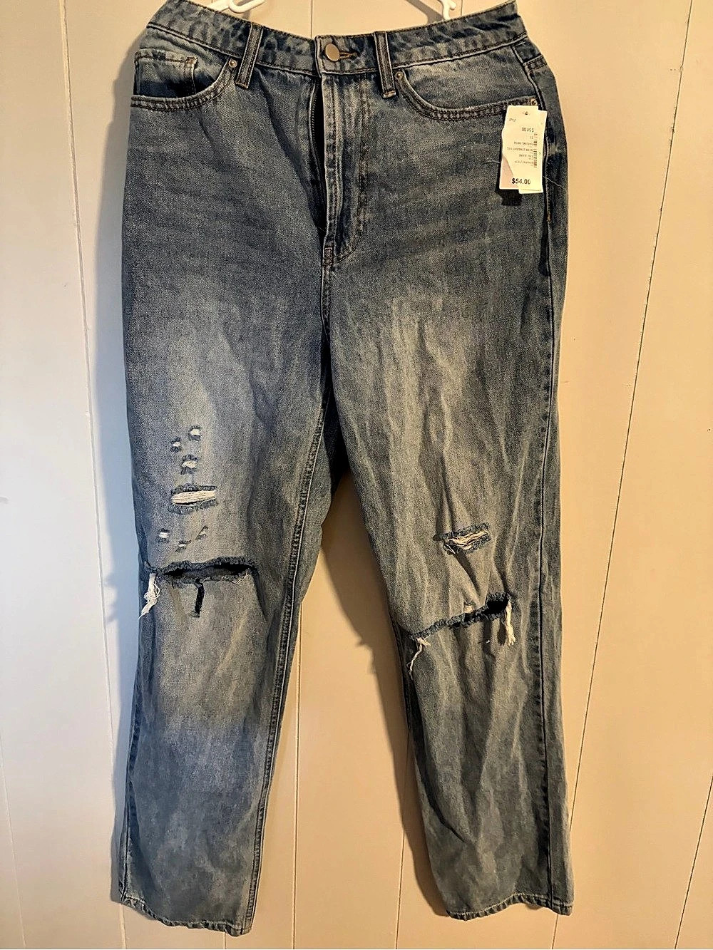 Distressed Blue Jeans NWT